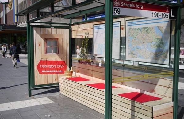 创意公共汽车站台设计,公交站台设计案例